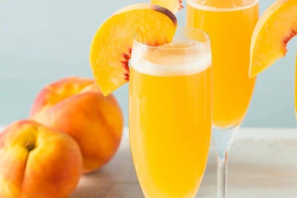 prosecco peach bellini cocktail top shelf effingham