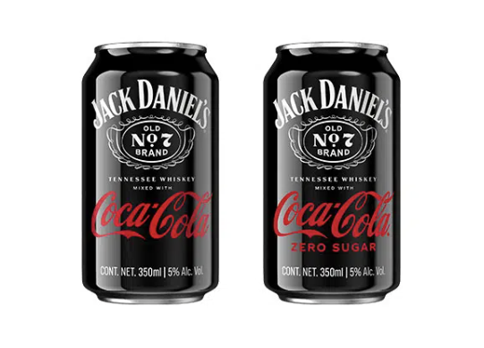 Jack Daniels®️ and Coca Cola®️™️ Ready to Drink Cocktail