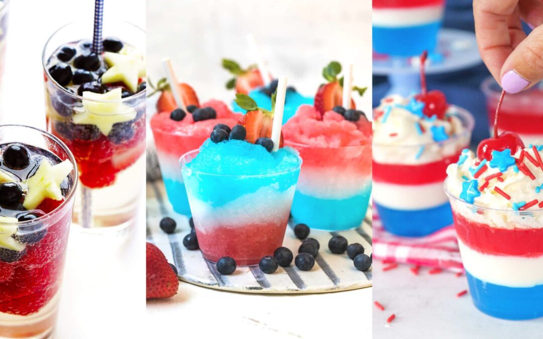 red white and blue cocktails