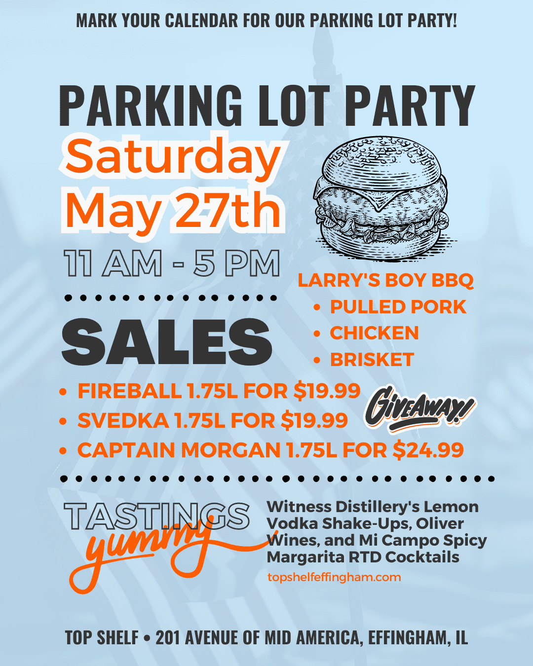 liquor store effingham il - parking lot party