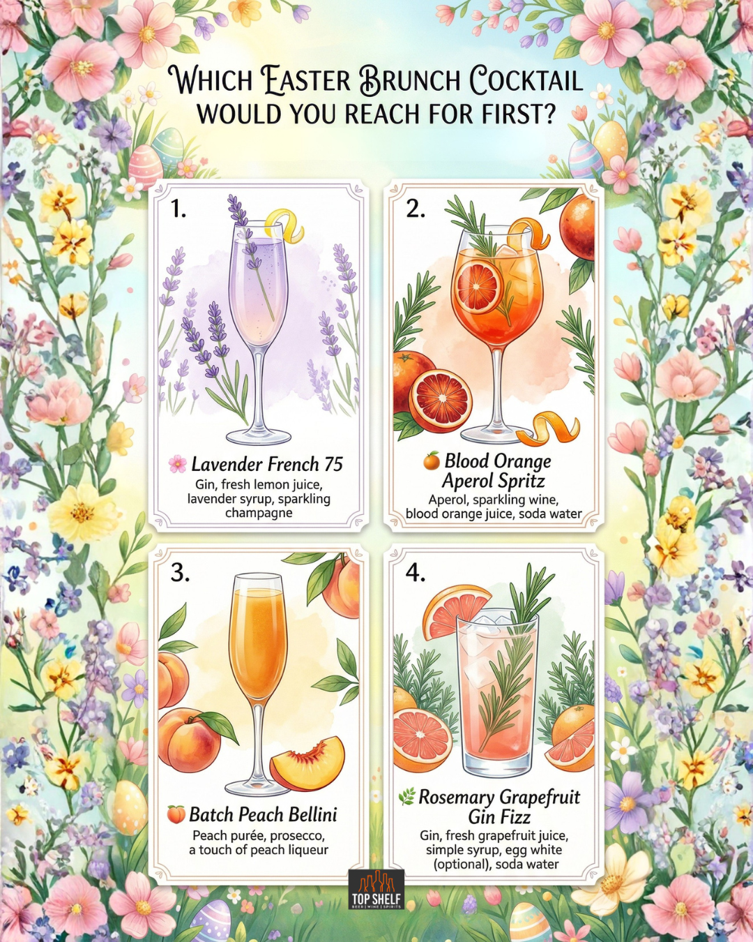 Which Easter brunch cocktail would you reach for first?

