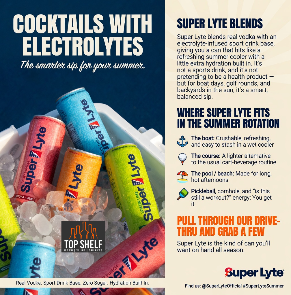 cocktails with electrolytes.