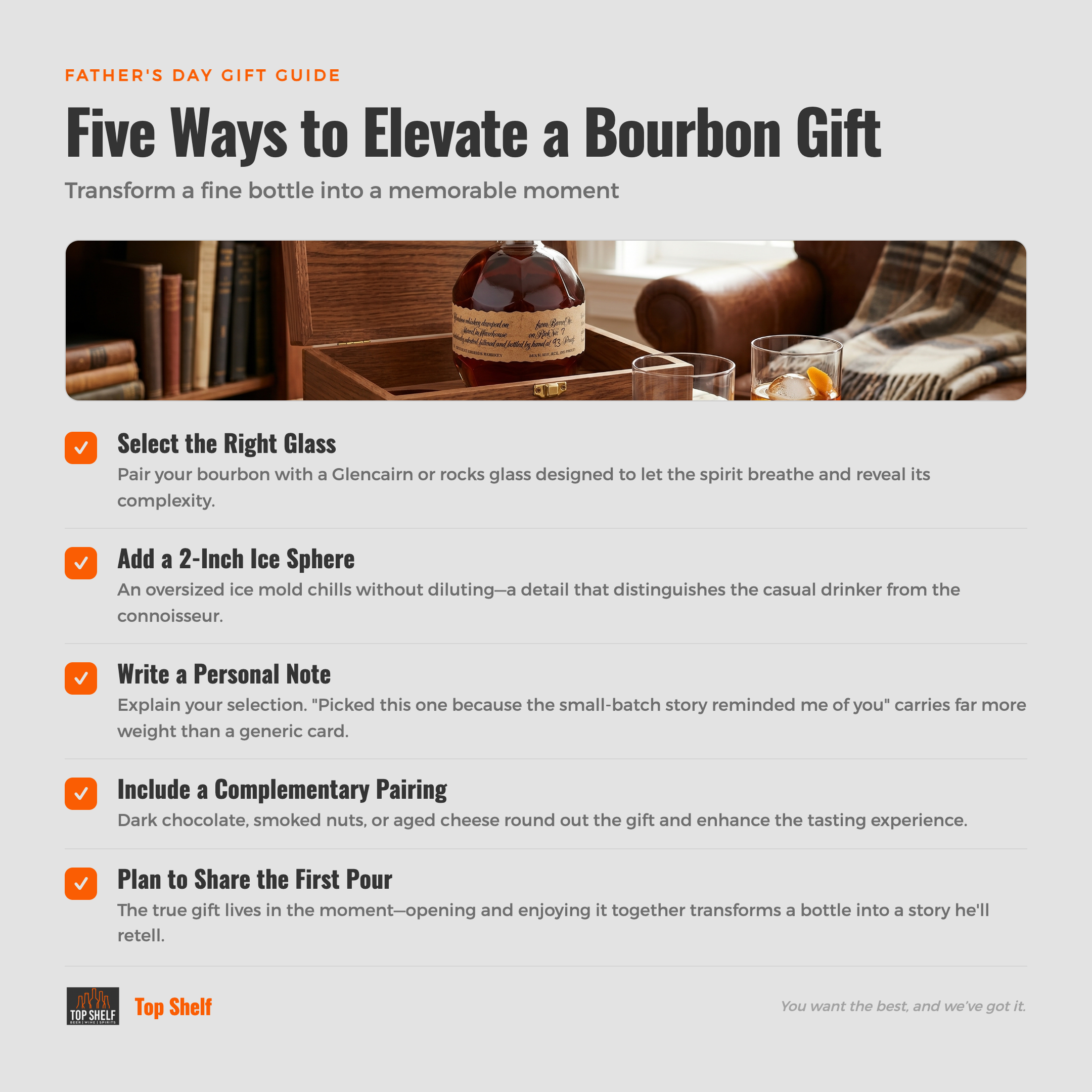 Guide to enhance bourbon gift experience